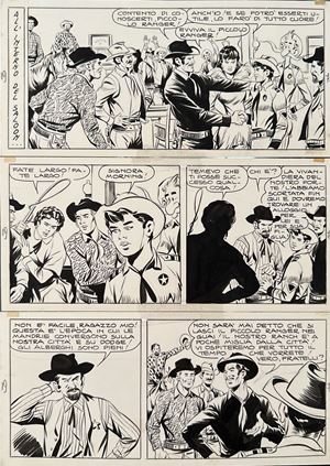Tavola originale - Piccolo Ranger n. 19 - La maschera di cera