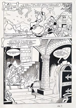 Tavola originale - Paperadamus - Disney