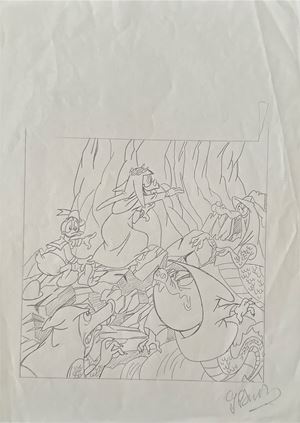 Matita su carta - L’Inferno di Paperino - Disney