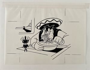 Illustrazione su lucido - Menu Disney