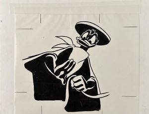 Illustrazione su lucido - Menu Disney
