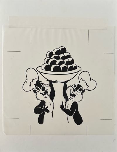 Illustrazione su lucido per menu Disney “The Good, The Bad, and The Ducky”