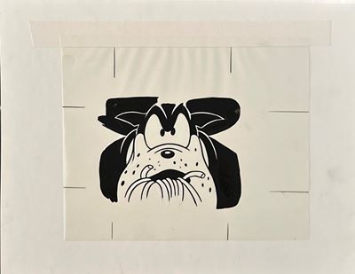 Illustrazione su lucido – Menu Disney a tema western (1986)