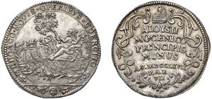 ALVISE IV MOCENIGO, doge CXVIII (1763-1778) &ndash; Osella, anno V, 1767, Venezia.