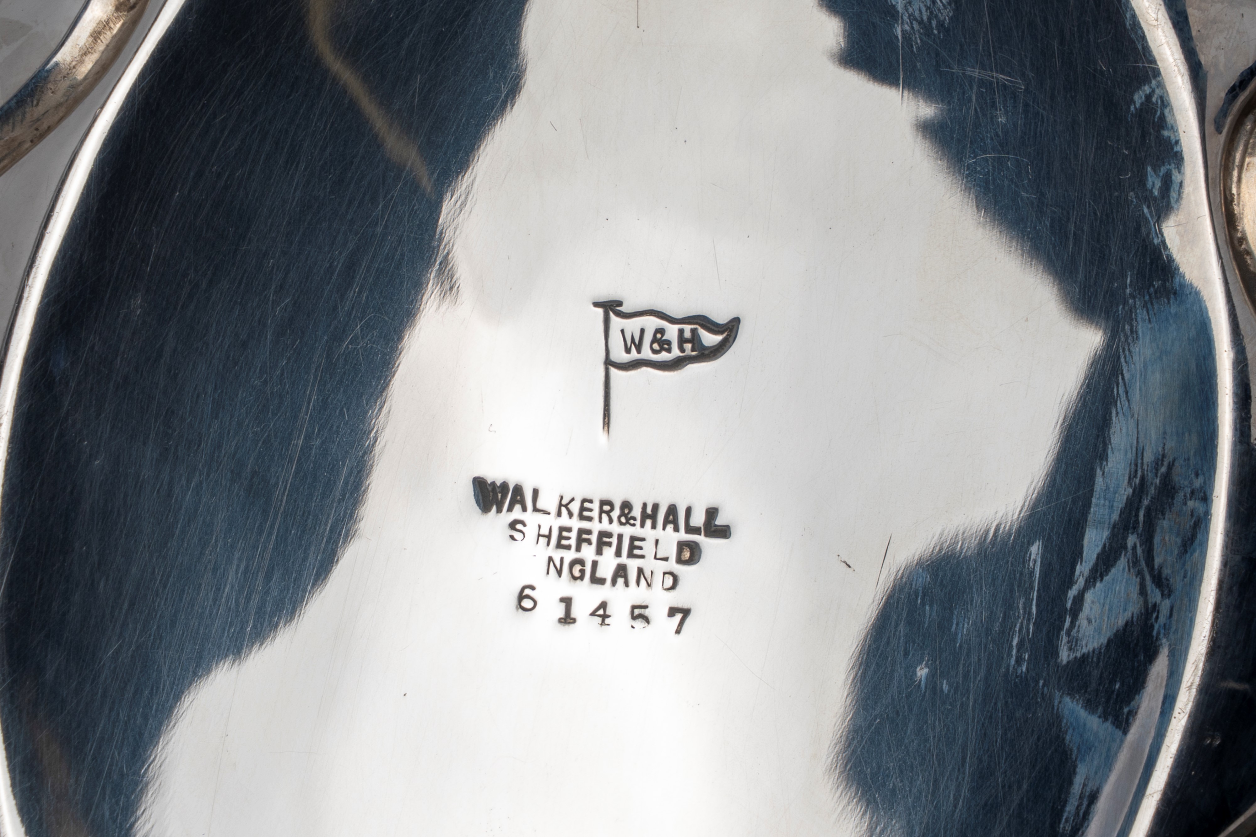 Walker & Hall, Cestino in argento 925 traforato (Sheffield, 1902/03)