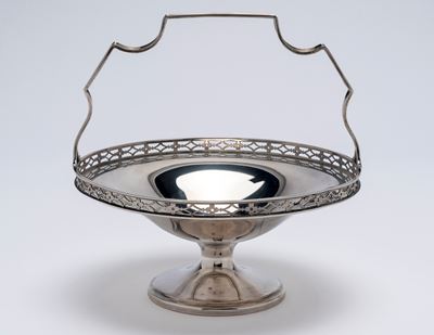 Cestino porta dolci in argento 925