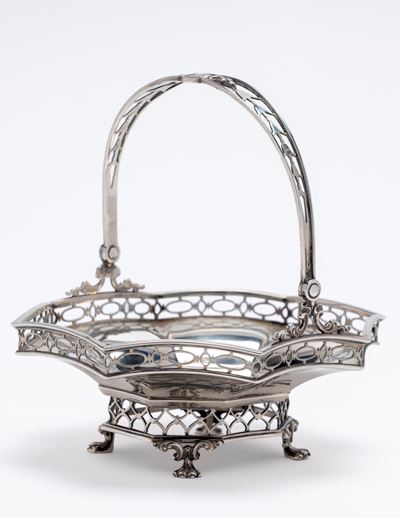 Cestino porta bonbon in argento 925, Londra (Inghilterra), 1903/1904