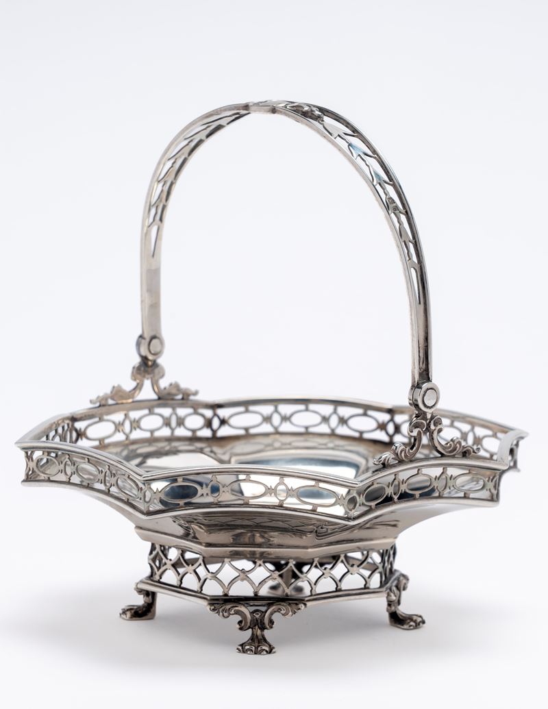 Cestino porta bonbon in argento 925, Londra (Inghilterra), 1903/1904
