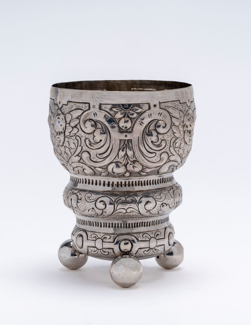 Edwin Thompson Bryant, Calice in argento 925 in stile rinascimentale (Londra, 1896)