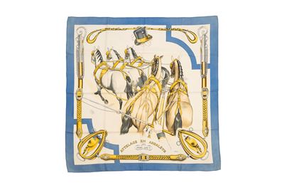Philippe Ledoux, Foulard “Attelage en Arbalète” in twill di seta