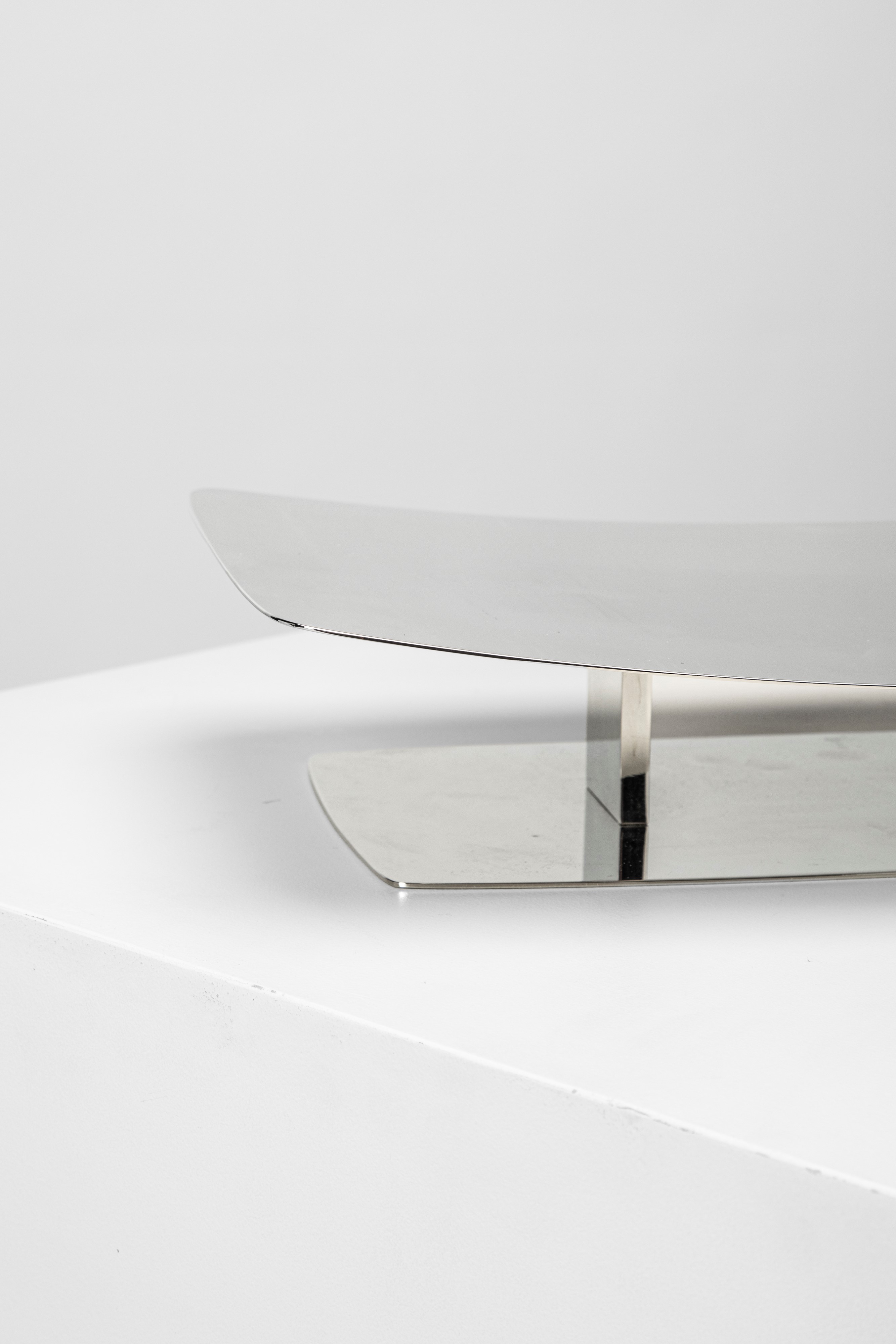 Lino Sabattini - Centrotavola in metallo argentato, circa 1990