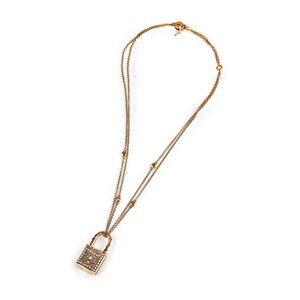 Padlock Pendant Necklace