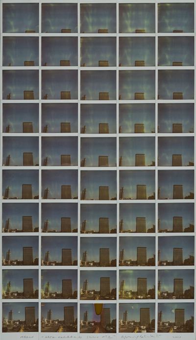 Milano, area Garibaldi studio n° 2 - 50 polaroid montate a mosaico