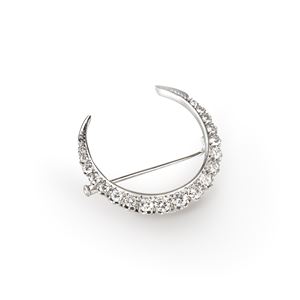 Half moon brooch