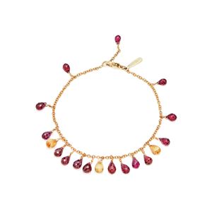 Bracelet with tourmalines
