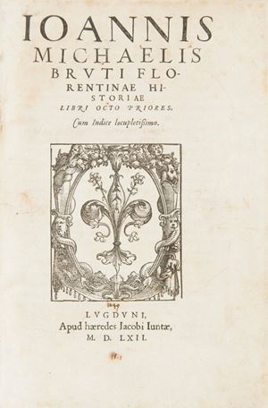 Florentinae historiae libri octo priores, cum indice locupletissimo