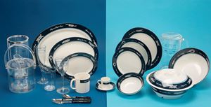 Servizio da sei in Melamina "Sea Tableware"