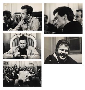 Gruppo 63: Sala degli Specchi, Edoardo Sanguineti, Adriano Spatola, Germano Lombardi, Nanni Balestrini