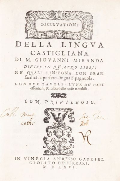 Osseruationi della Lingua Castigliana