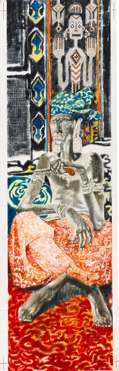 Fiabe indonesiane (illustrazione, tempera su cartone)