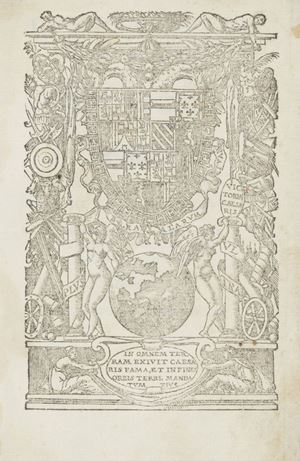 Commentario... nella guerra della Germania fatta dal felicissimo, & massimo Carlo V Imperator romano re de Spagna