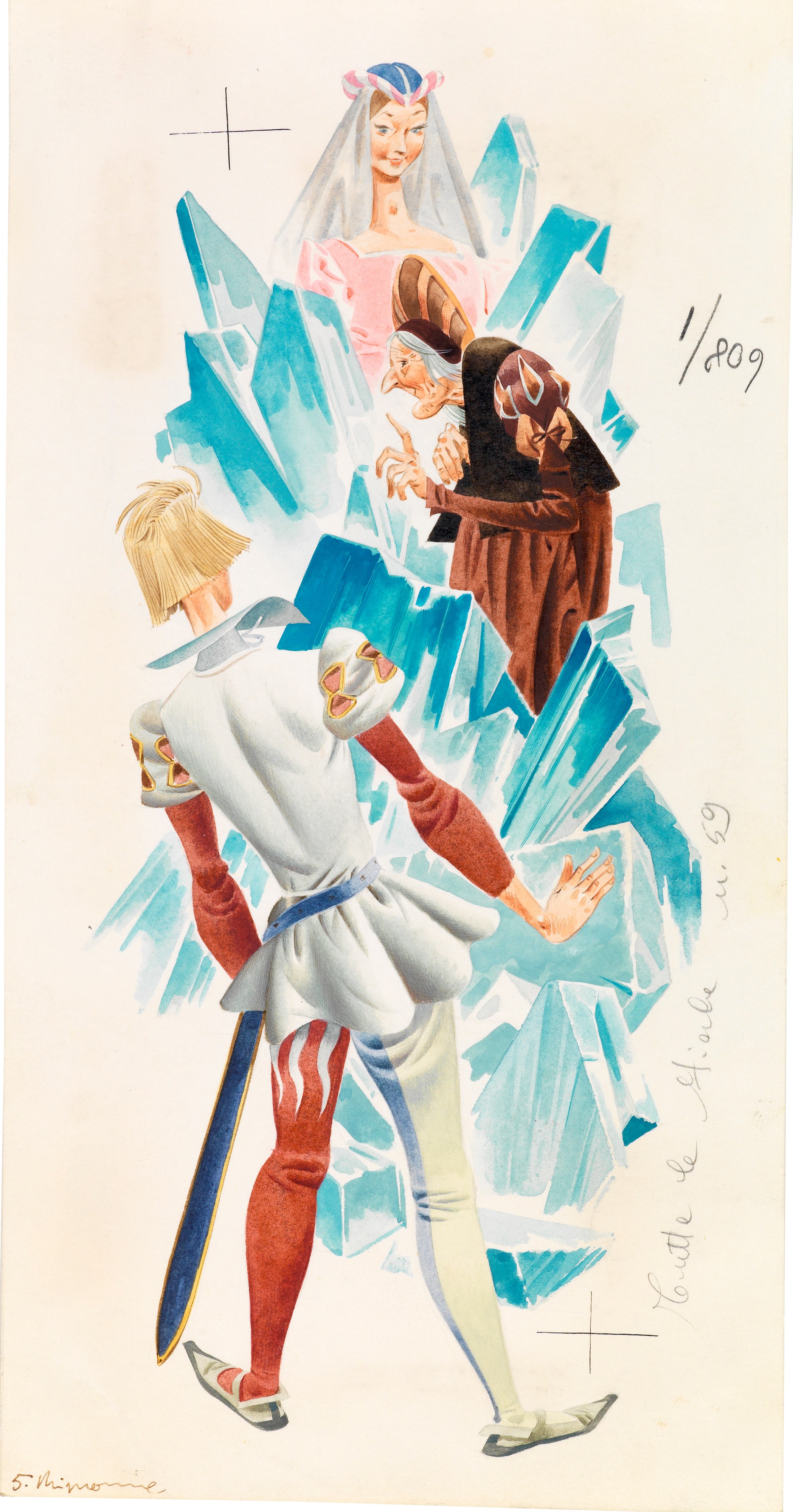 Tony Wolf (antonio Lupatelli) - Lupatelli, Tutte le fiabe (illustrazioni originali, tempera su ca...