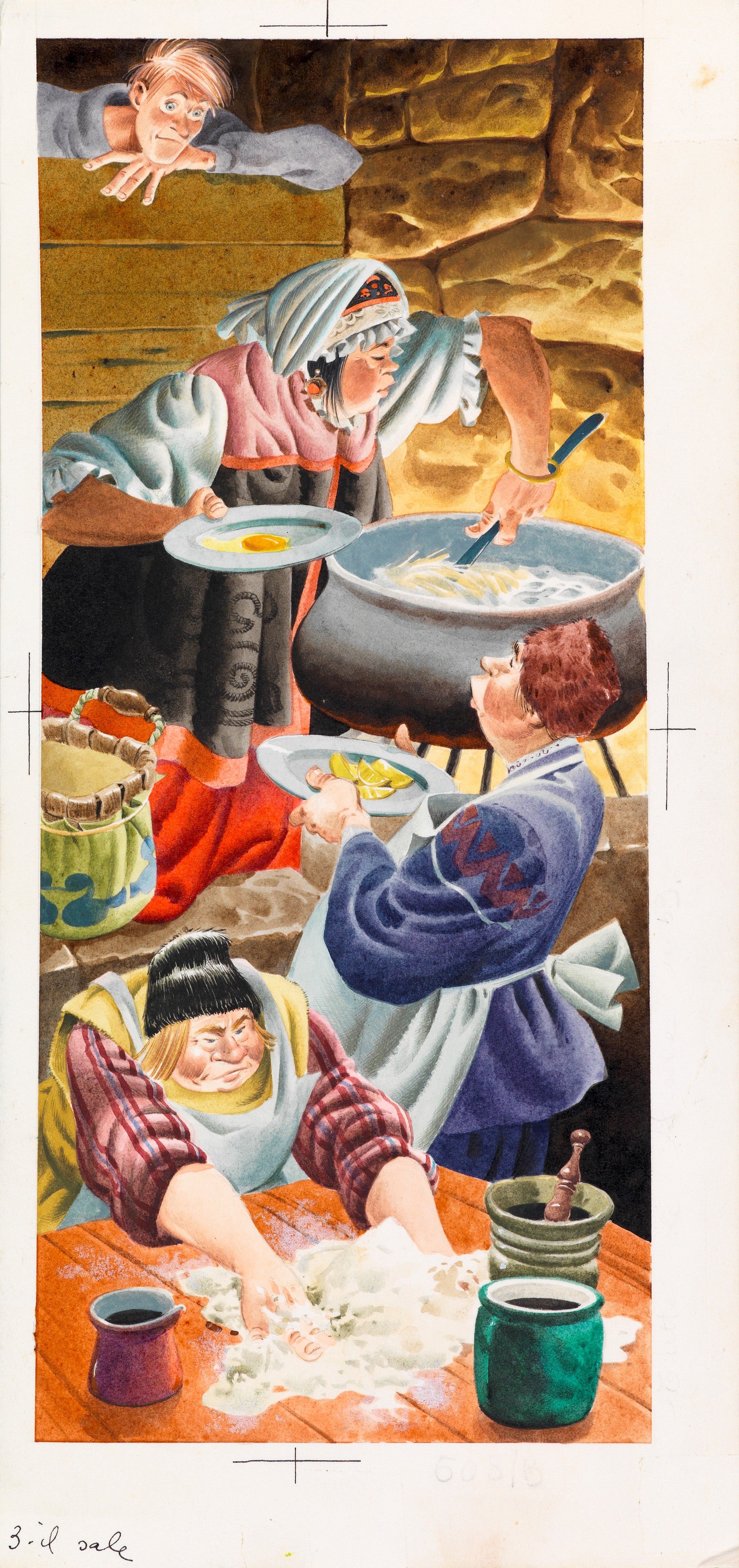 Tony Wolf (antonio Lupatelli) - Lupatelli, Tutte le fiabe (illustrazioni originali, tempera su ca...