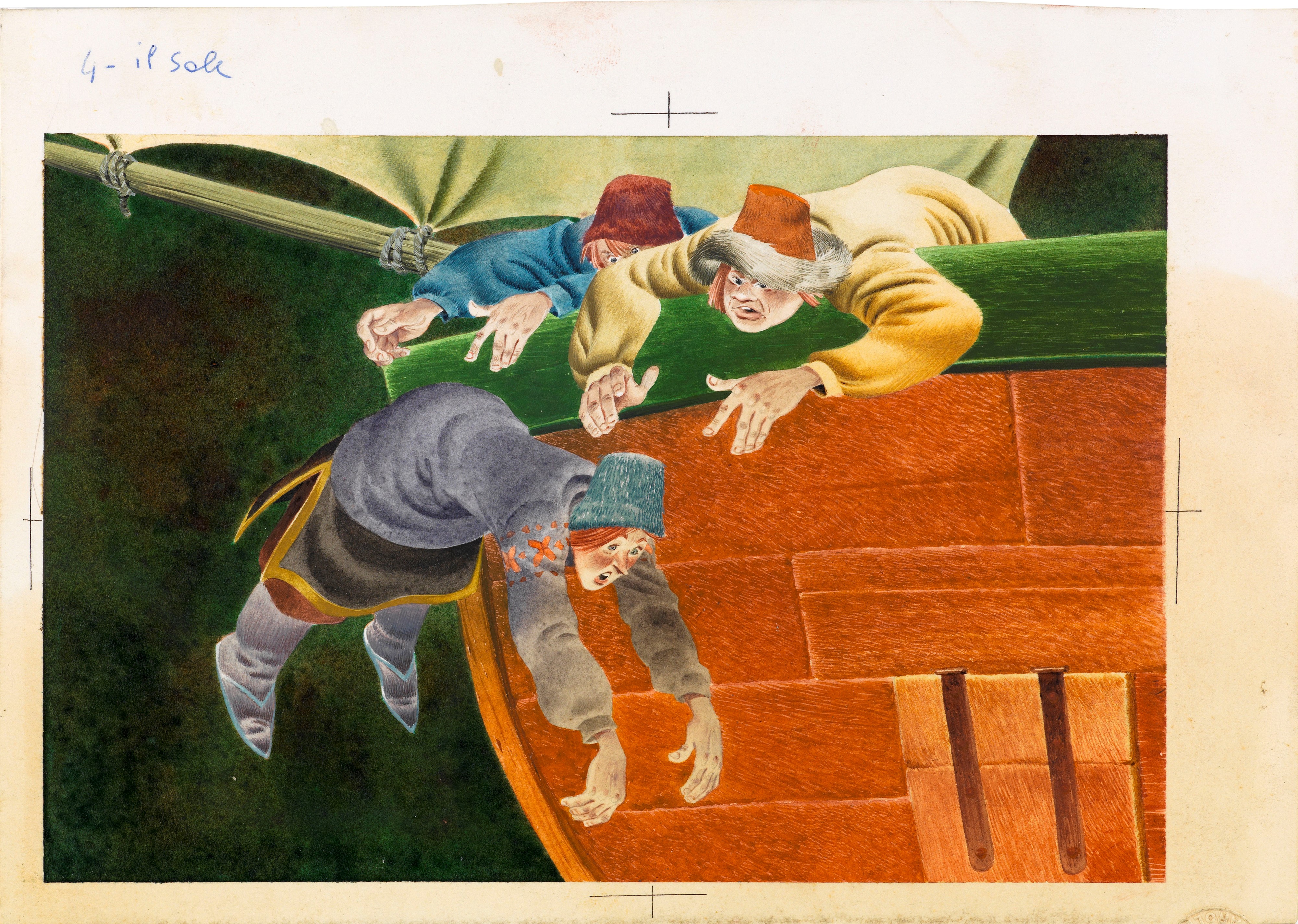 Tony Wolf (antonio Lupatelli) - Lupatelli, Tutte le fiabe (illustrazioni originali, tempera su ca...