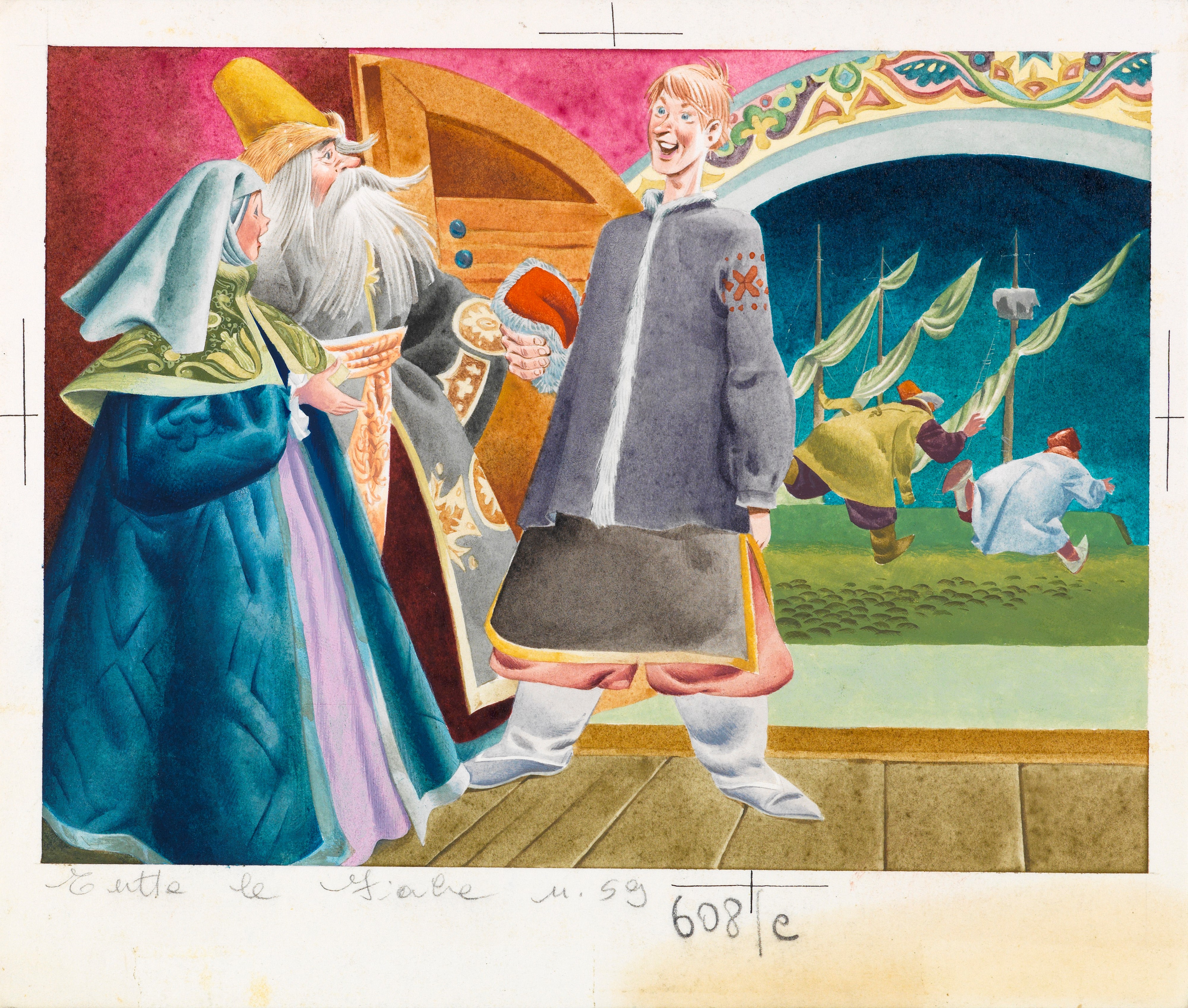 Tony Wolf (antonio Lupatelli) - Lupatelli, Tutte le fiabe (illustrazioni originali, tempera su ca...