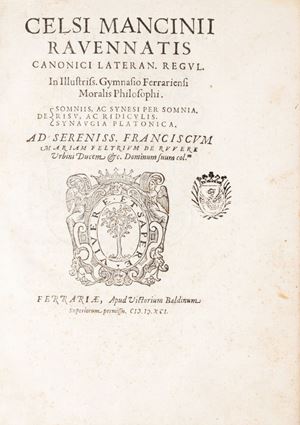 De somniis, ac synesi per somnia. De risu, ac ridiculis. De synaugia platonica