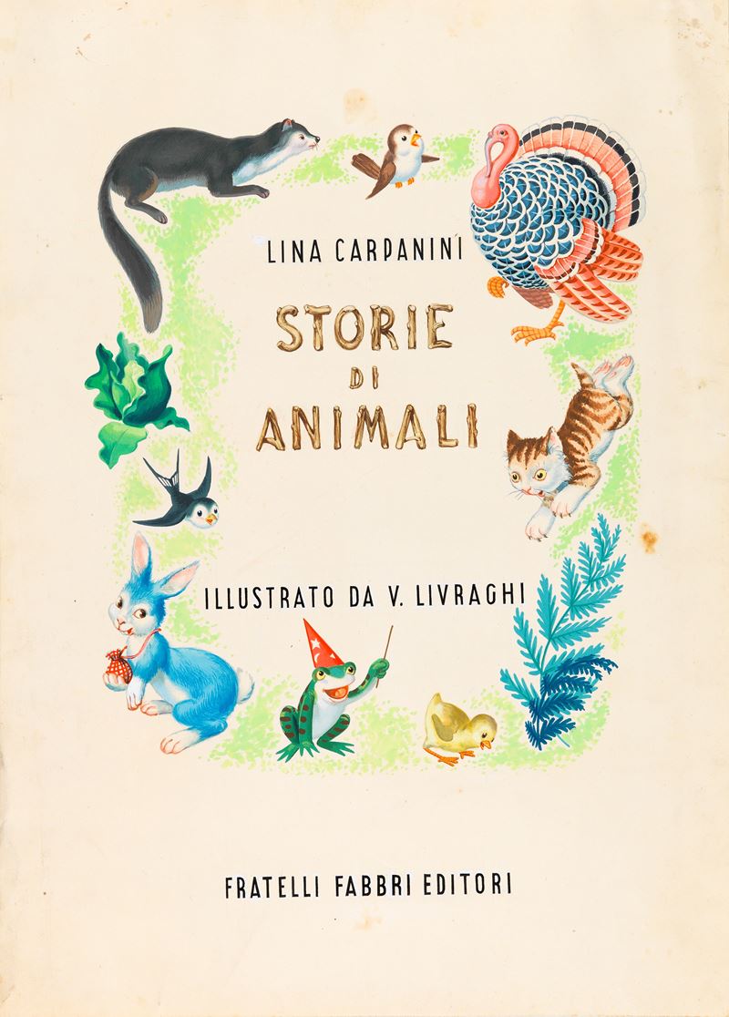 Virginio Livraghi - Storie di animali (originale di copertina)