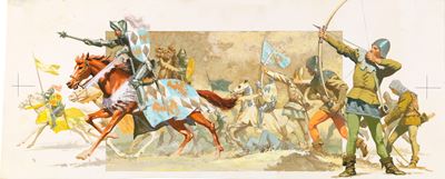 Nardini, Storie da Shakespeare (illustrazione originale), tempera su cartone