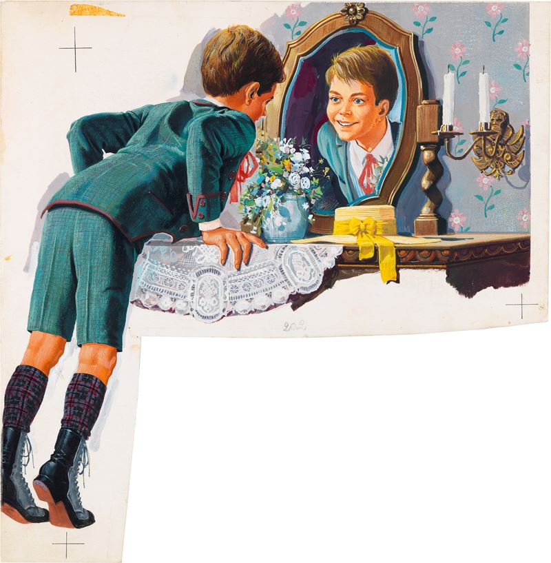 Sergio (romano Rizzato) - Le avventure di Pinocchio (illustrazione originale)