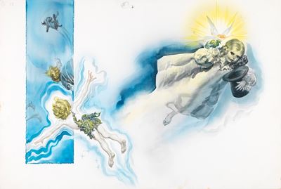 Peter Pan, tempera su cartone (1968)
