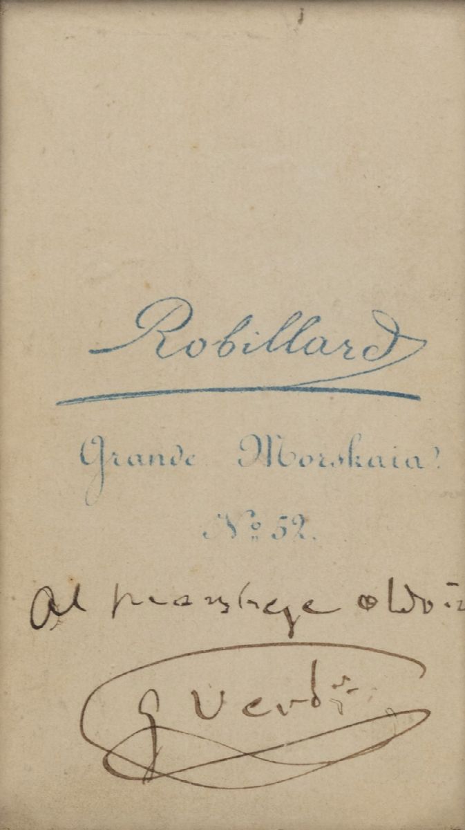 Giuseppe Verdi - Foto Autografata