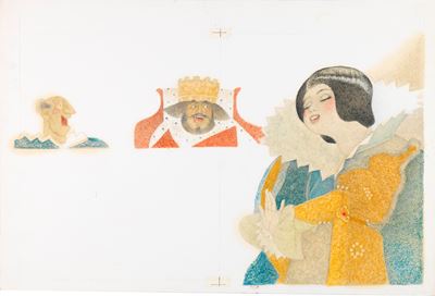 L’oca d’oro (illustrazione originale)