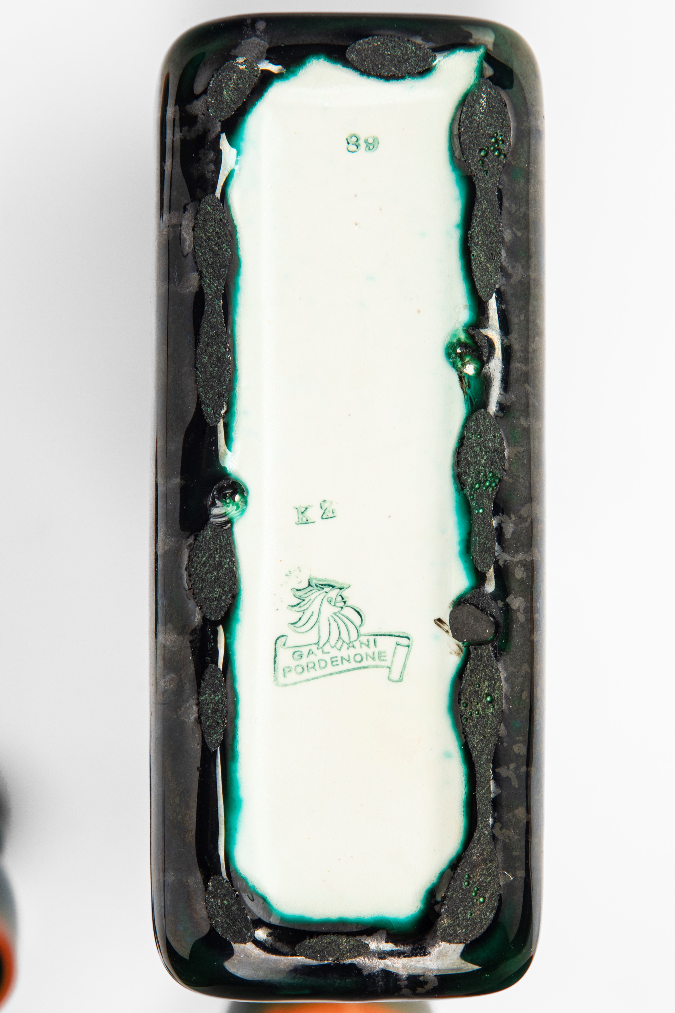 Manifattura Galvani - Servizio da liquore in ceramica dipinta (1930 circa)