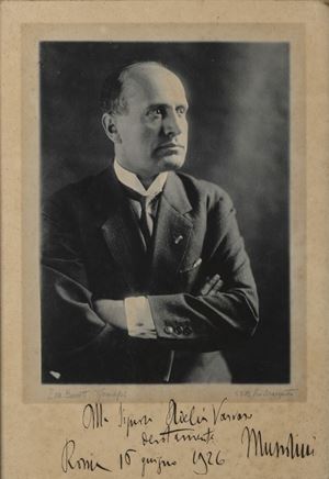 Foto autografata con dedica