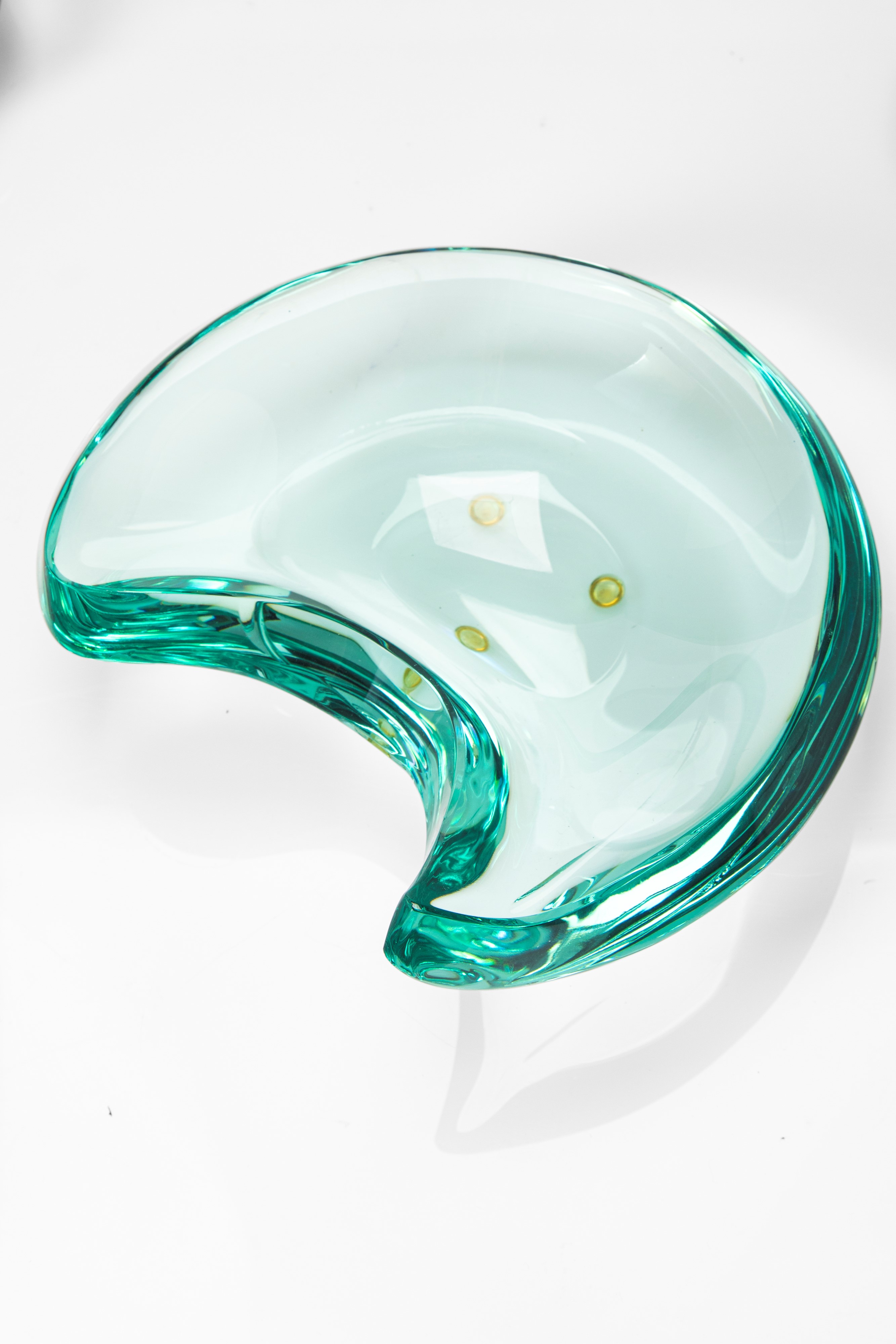 Set di quattro svuotatasche, vetro molato (Cristal Art) – 1960 circa