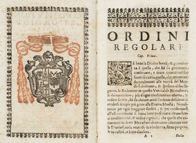 Constitutioni Et Ordini Regolari [...]