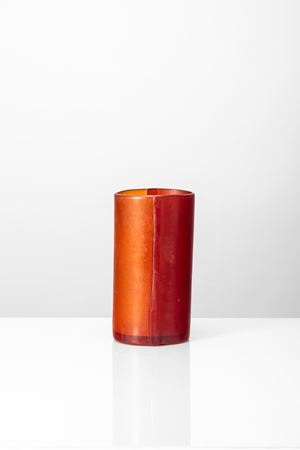 Vase model 'Two Lines Vase - Clear Fuchsia' from 'Lezioni di Enzo Mari' series