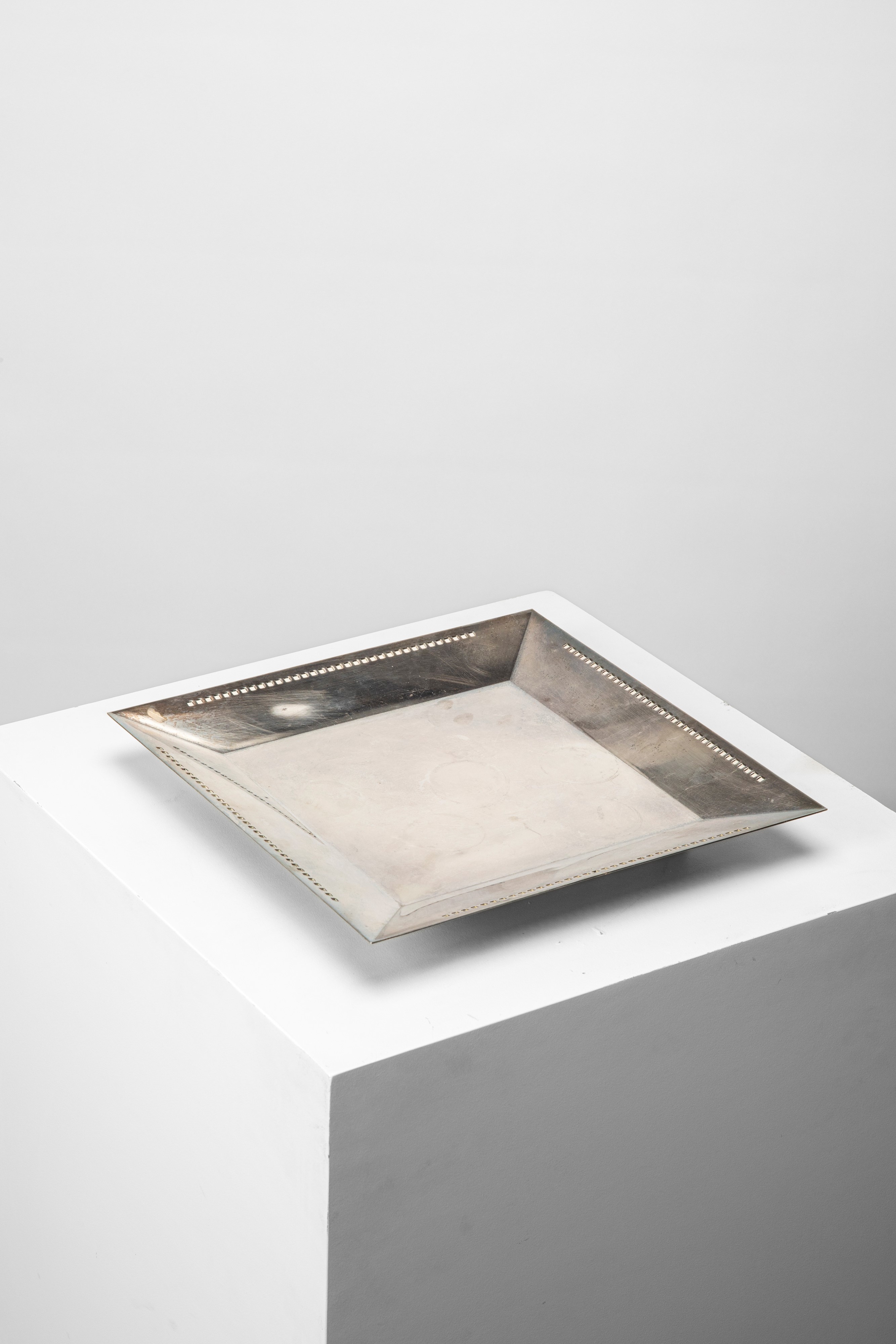 Cleto Munari - Centrotavola in metallo argentato (1990 circa)