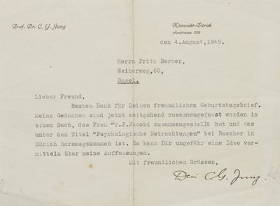 Lettera Dattiloscritta con Firma