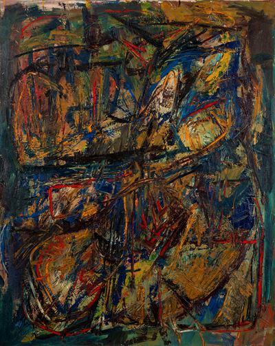 Senza titolo (olio su tela), 1969