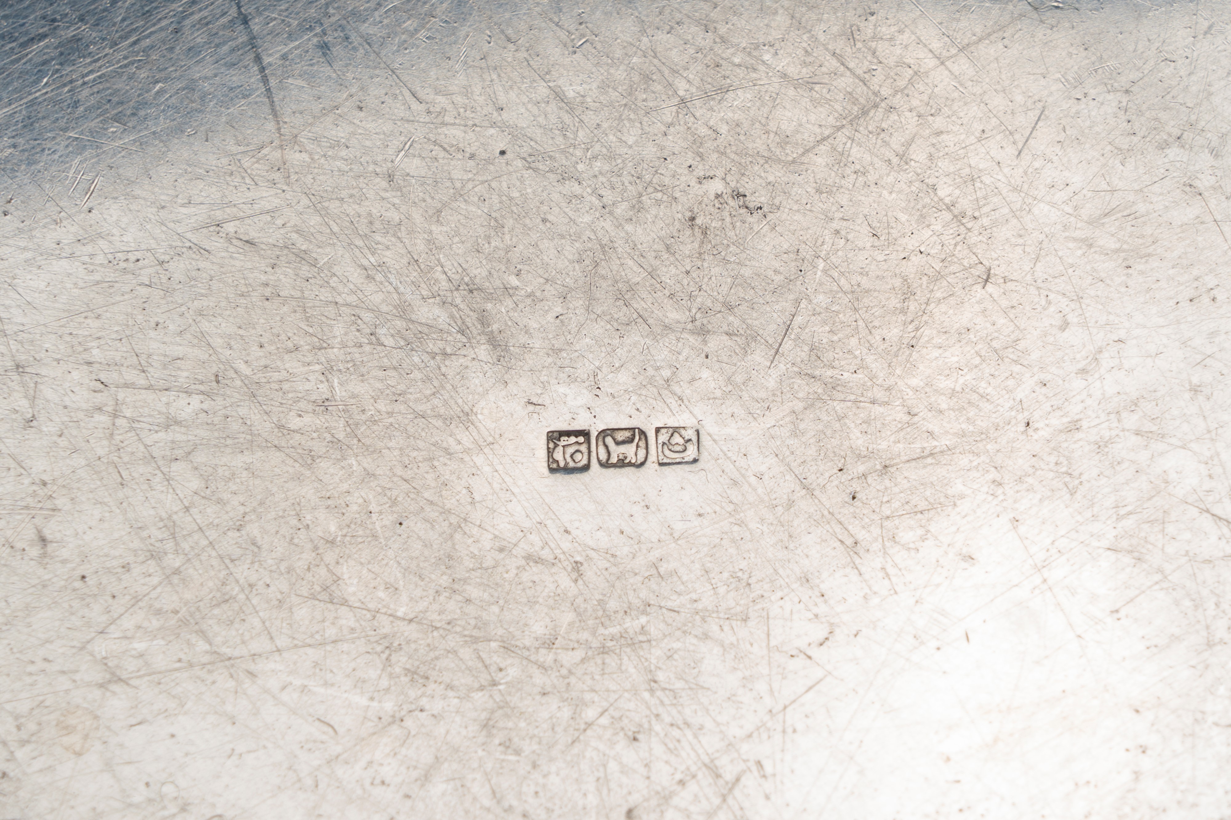 Set di dodici ciotole con piattino, argento, Egitto, metà secolo XX