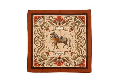 Christiane Vauzelles, Foulard “Cheval Turc” in cachemire e seta