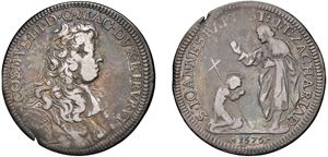 COSIMO III DE MEDICI (1670 - 1723) - Mezza piastra 1676, Firenze.