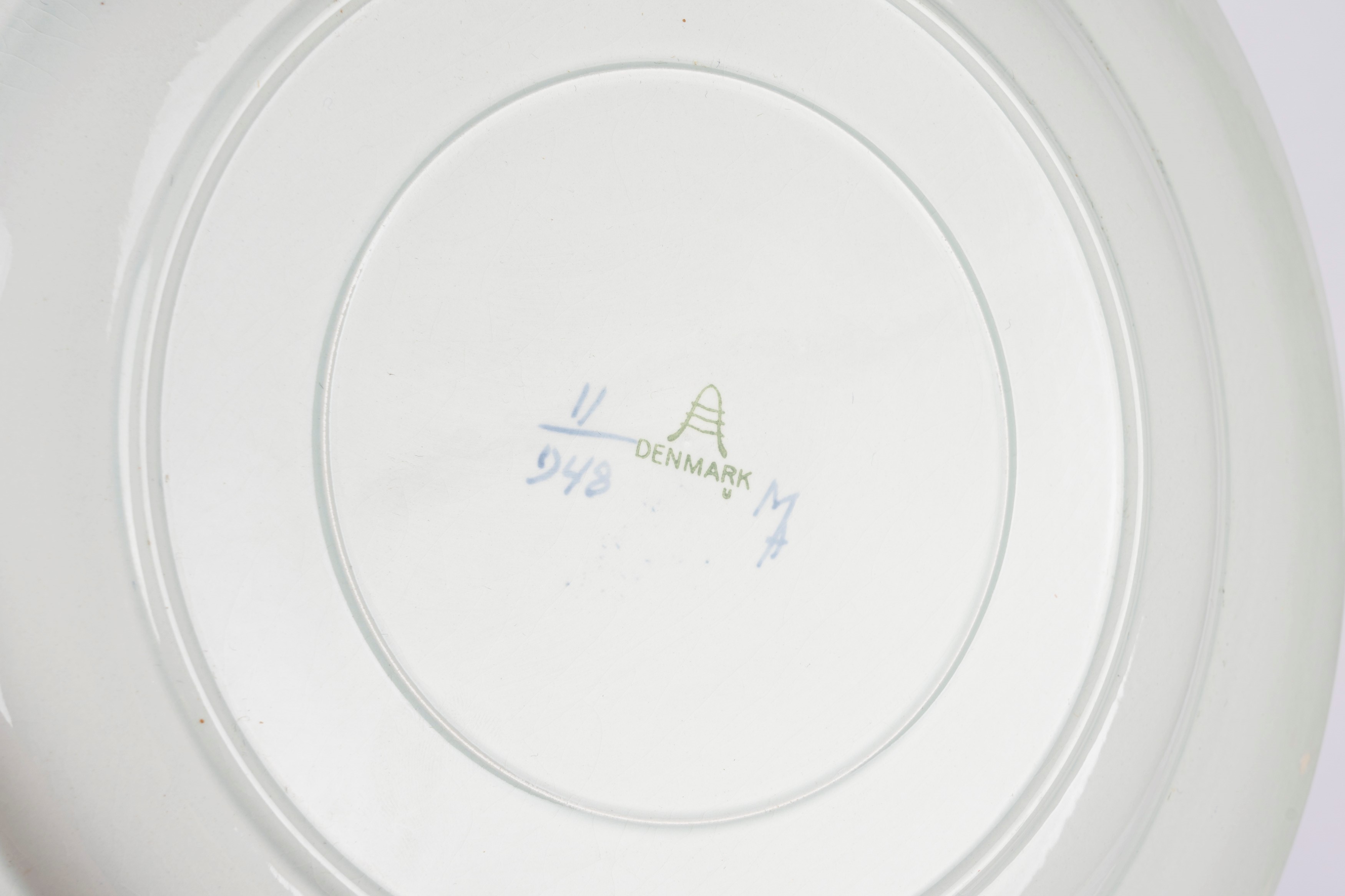 Porcellana, lotto di 11 piatti da tavola (Richard Ginori, Bavaria, Denmark)