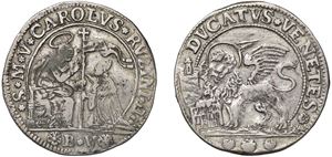 CARLO RUZZINI, doge CXIII (1732-1735) – Ducato, sigle BV, Venezia.