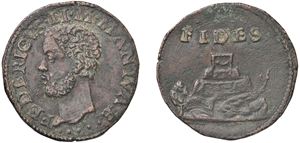FEDERICO II GONZAGA (1519 - 1540) - Quattrino, I tipo, s.d., Mantova.